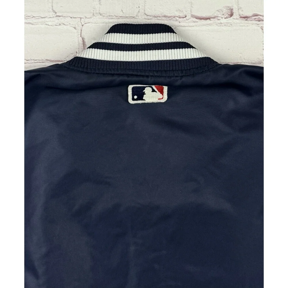 Vintage New York Yankees Starter Jacket Satin MLB Diamond Collection Men’s Large